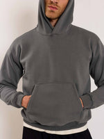 Load image into Gallery viewer, Dark Grey Cropped Fit Hoodie
