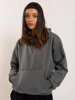 Load image into Gallery viewer, Dark Grey Cropped Fit Hoodie
