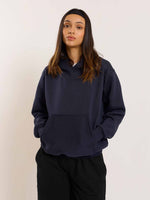 Load image into Gallery viewer, Dark Blue Cropped Fit Hoodie
