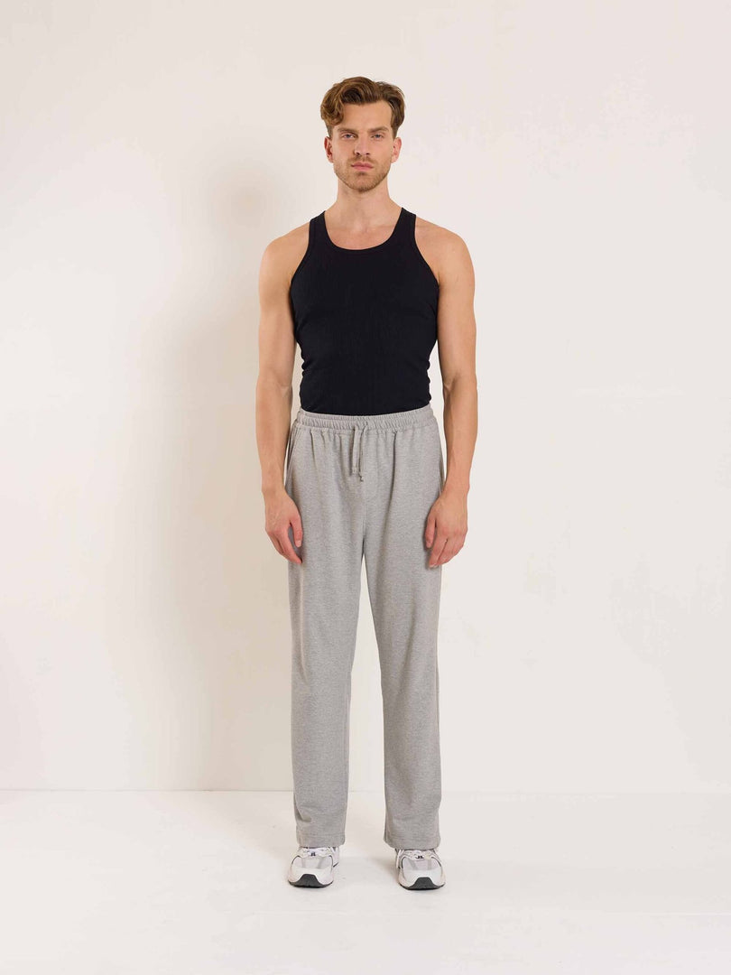 marl grey sweatpants