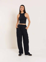 Load image into Gallery viewer, Loose Fit Black Sweatpants
