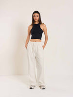 Load image into Gallery viewer, Loose Fit Off White Sweatpants
