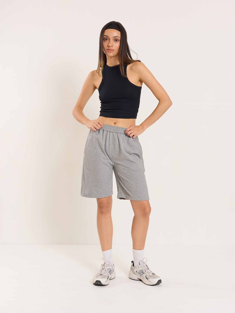 Marl Grey Sweatshorts