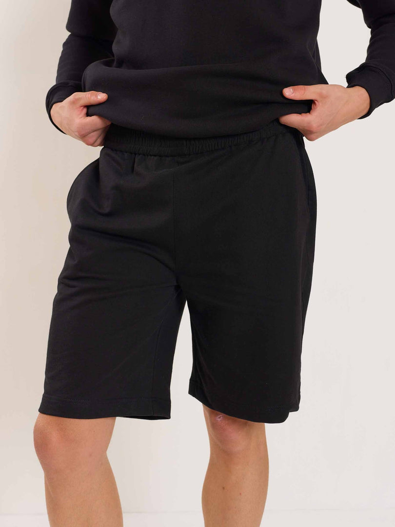 Black Sweatshorts