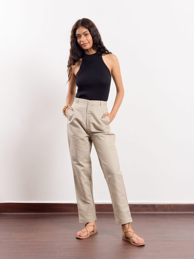 Birilla Linen Tailored Wide Leg Pant | Ash | Pants | Shona Joy – Shona Joy  International