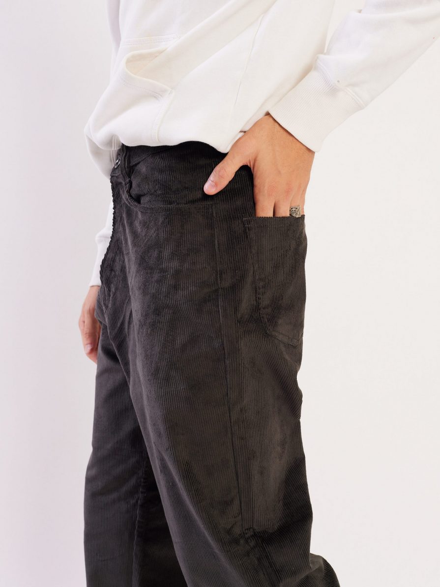 Loose Fit Corduroy Trousers - 5feet11